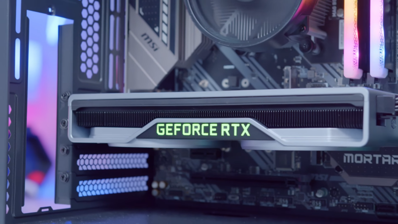 Gaming PC with a GeForce RTX 2060 Graphics Card.